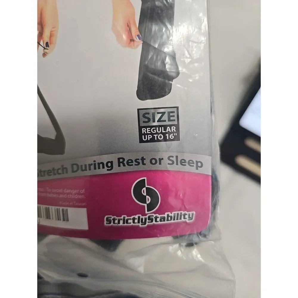 NEW‎ Plantar Fasciitis Stretch Night Sock - Black